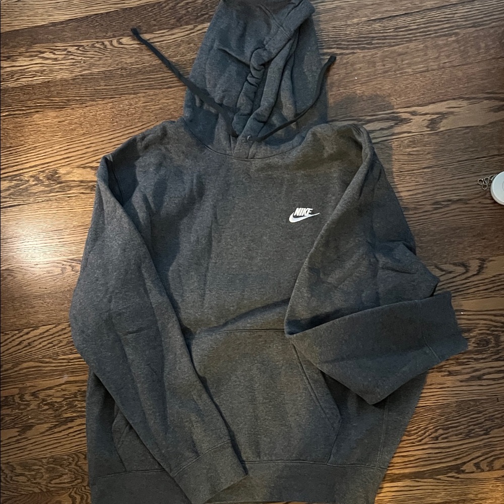 Nike Charcoal Hoodie with Logo
